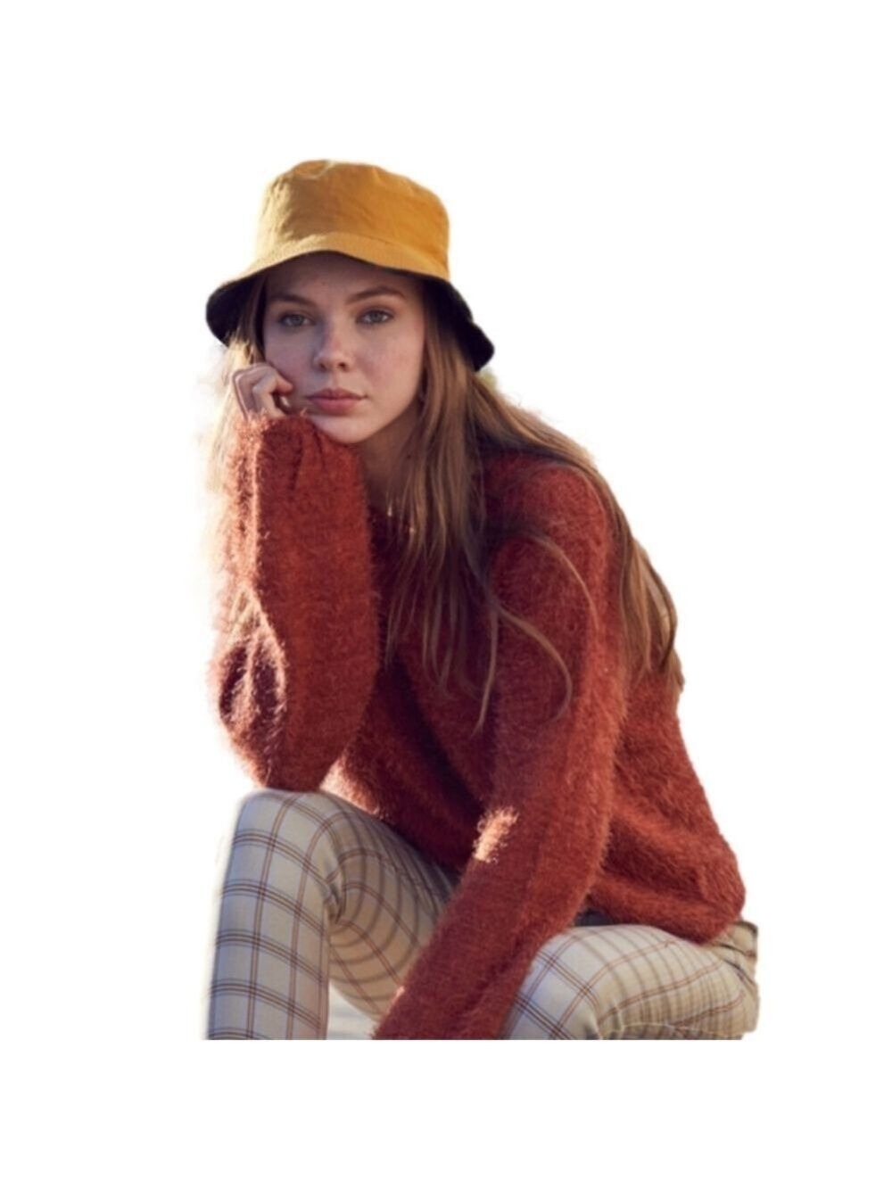 5/$20!!  Woven Heart fuzzy sweater